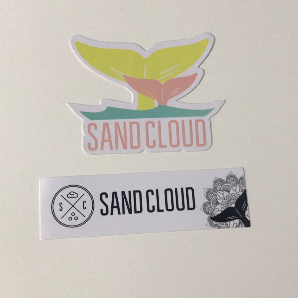 sand cloud sticker and vsco bracelet bundle